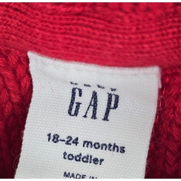 Baby Gap‎ Cable Knit Holiday Sweater Unisex size 18-24 months - Picture 3 of 3